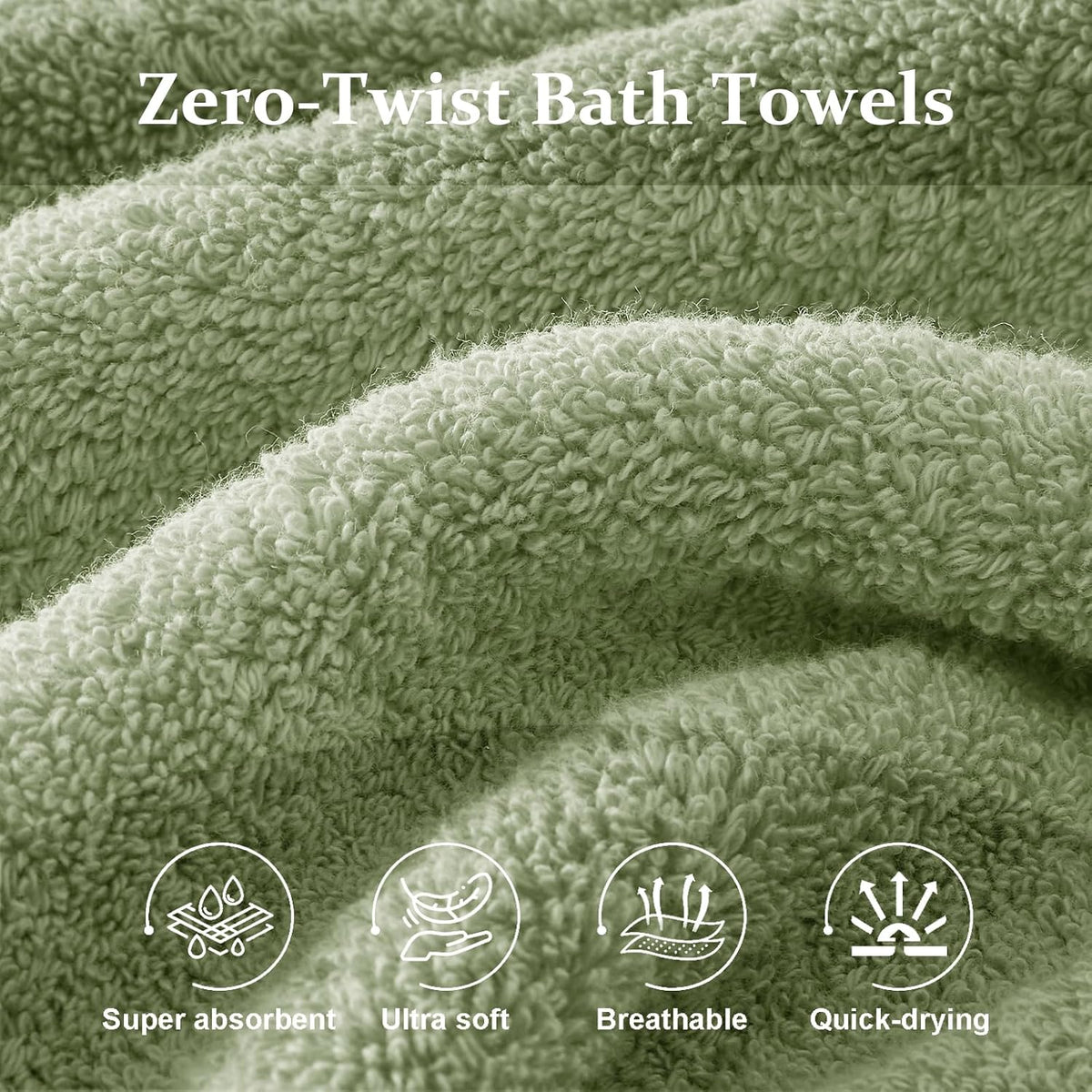 cozyart luxury bath towels 4 pcs, 27x54 650, package contents