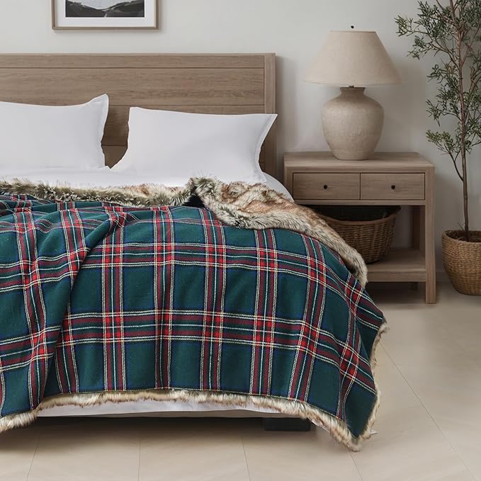 HORIMOTE HOME Luxury Plush Faux Fur Throw Blanket - Image 4