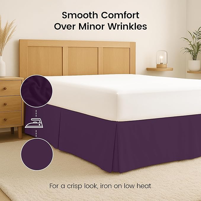 Utopia Bedding Full Bed Skirt - Image 6