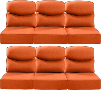 Luxury 24x24x6 Inch Smile Patio Cushions by ACTREST
