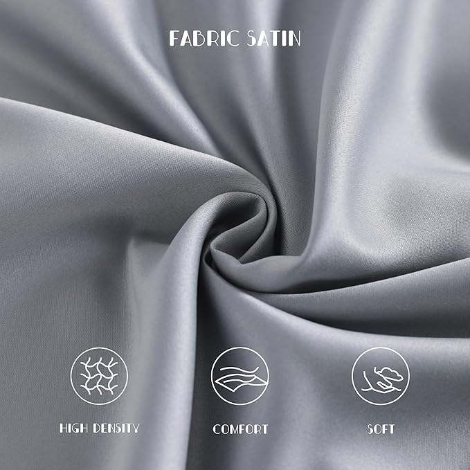 NTBAY Zippered Silk Satin Toddler Pillowcases - Image 2