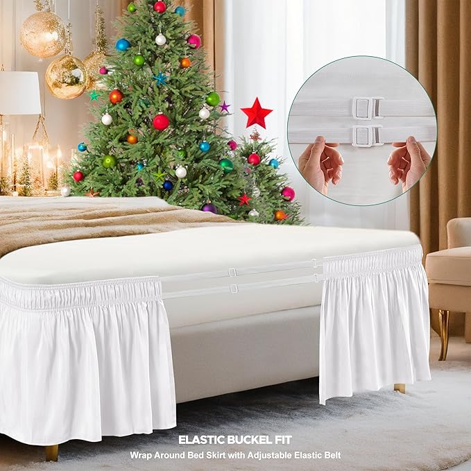 Biscaynebay Wrap Around Bed Skirts - Image 4