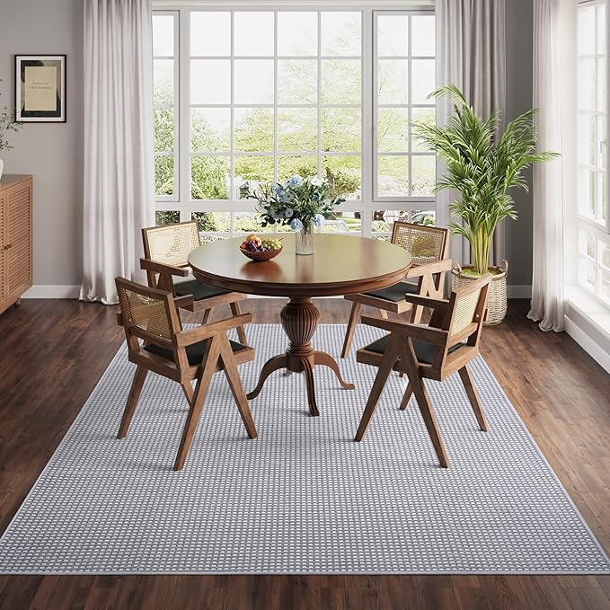 Boho Washable Area Rugs 5x7 ft, Non Slip Area Rug - Image 2