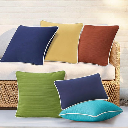 Decorative Outdoor Water Repellent Throw Pillows - Image 7