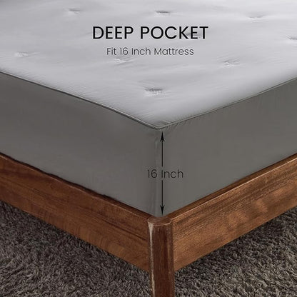 Simple&Opulence Cooling Quilted Mattress Pad – Fitted Sheet Mattress Protector - Image 6