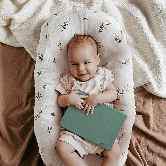 Gllquen Baby Muslin Bassinet Sheets 3 Pack, Breathable Elastic Cozy Fitted - Image 2