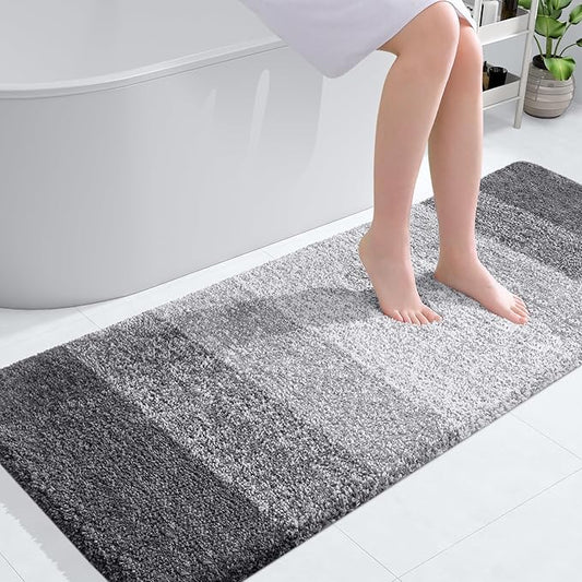 OLANLY Bathroom Rugs Mat 50x30, Extra Soft Absorbent Microfiber Bath Rugs by OLANLY