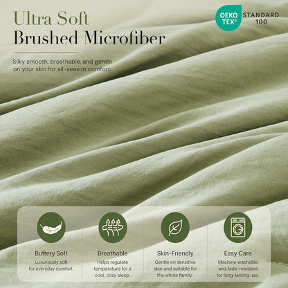 full size comforter sets-7 pieces ultra soft bed showing dimensions