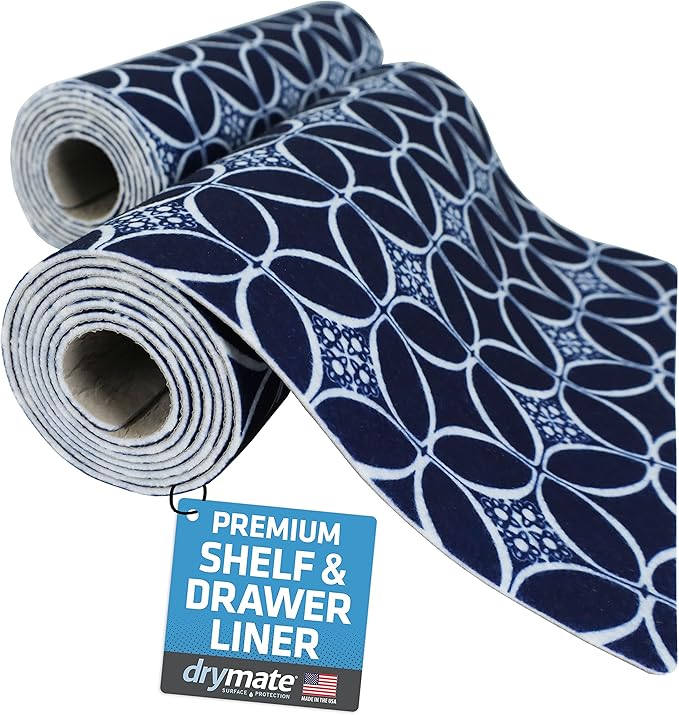 Drymate Premium Luxury Shelf & Drawer Liner, Thick Cushioned Fabric, by Drymate