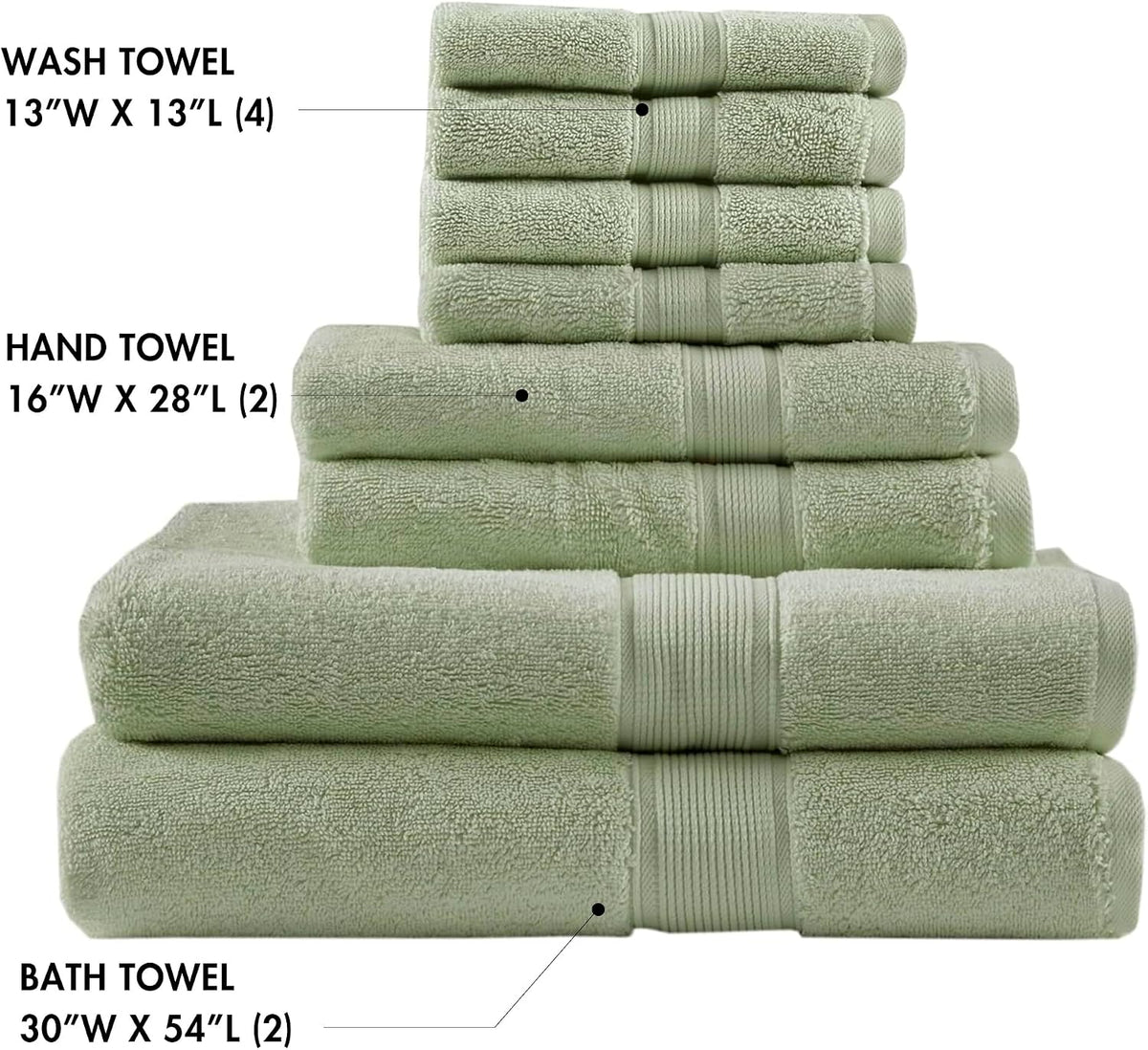 madison park 800gsm 100% cotton bathroom bath towel, side view