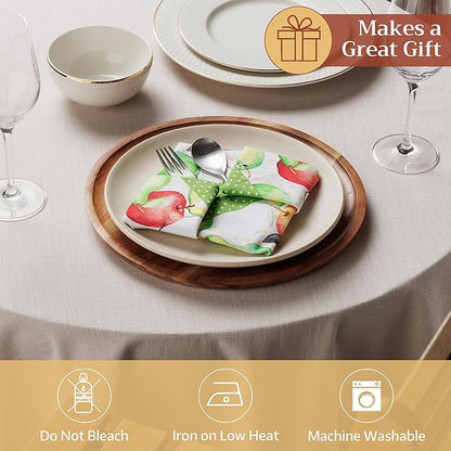 Maison d' Hermine Cloth Napkins Set of 4 100% Cotton Soft & Durable Everyday - Image 4