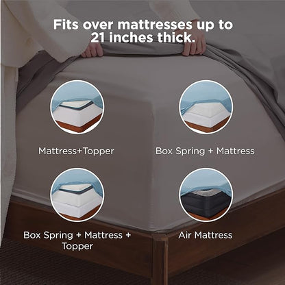 Bedsure Deep Pocket King Sheet Set - Image 2