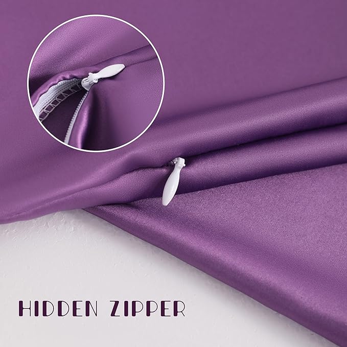 NTBAY Zippered Silk Satin Toddler Pillowcases - Image 3