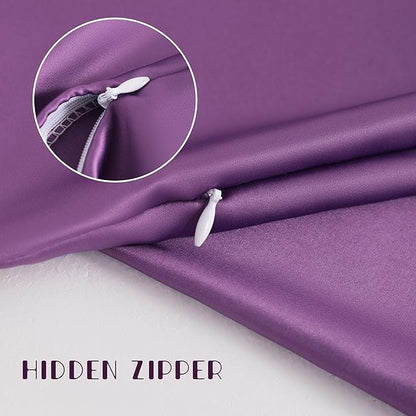 NTBAY Zippered Silk Satin Toddler Pillowcases - Image 3
