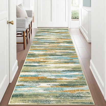 Modern Abstract Runner Rug 3x8 by lansny
