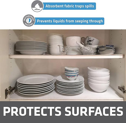 Drymate Premium Luxury Shelf & Drawer Liner, Thick Cushioned Fabric, - Image 3