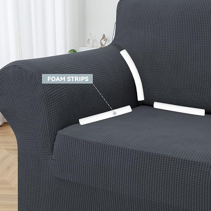 LURKA Stretch Oversized Sofa Slipcovers 1 Piece Couch Covers - Image 3