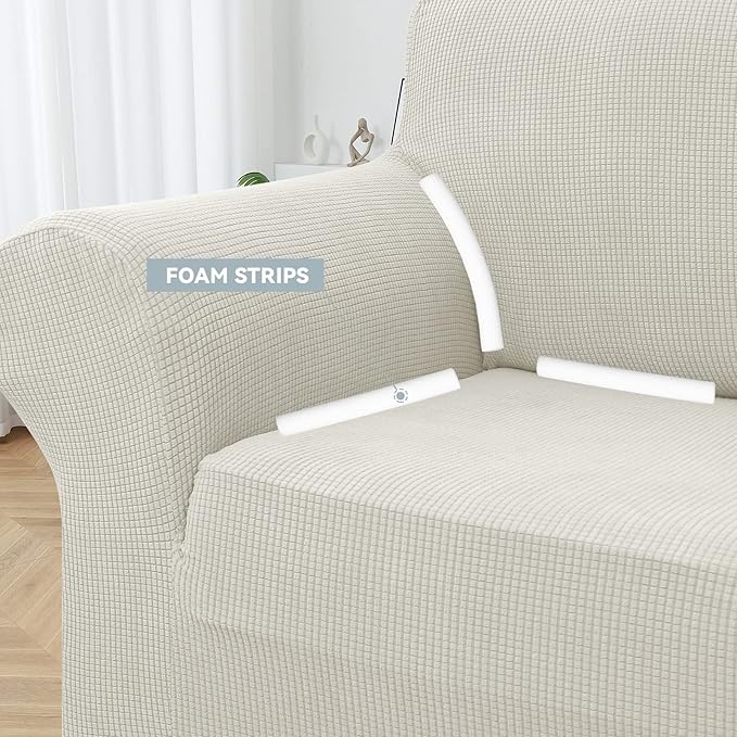 LURKA Stretch Oversized Sofa Slipcovers 1 Piece Couch Covers - Image 4
