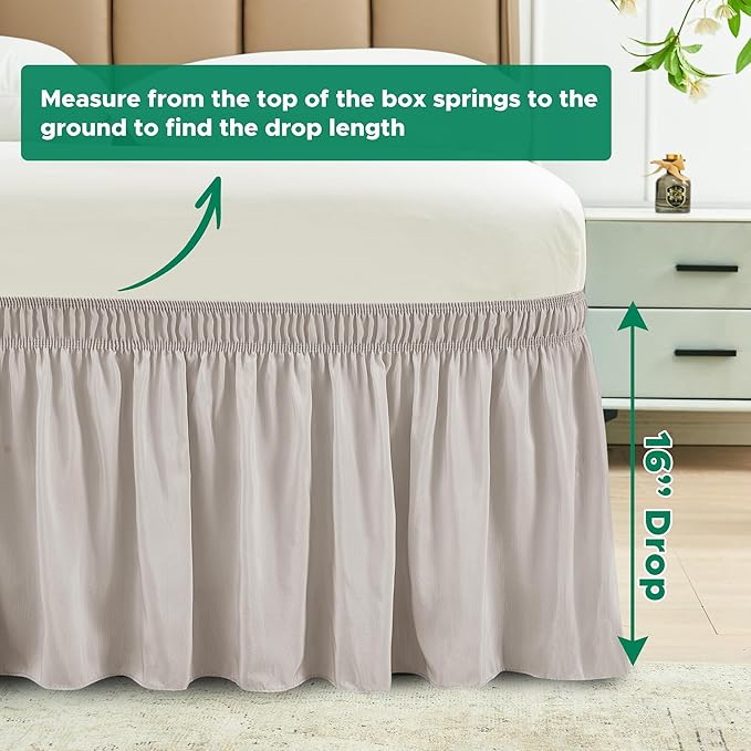 Biscaynebay Wrap Around Bed Skirts - Image 3