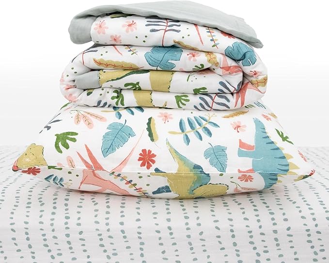 Little Unicorn Toddler Bedding 3-Piece Set | Super Soft & Breathable Muslin - Image 2