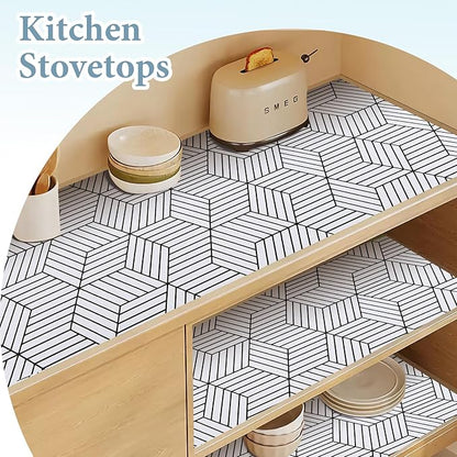 Shelf Liners for Kitchen Cabinets 12in x 20FT, Non Adhesive Cabinet Liner - Image 4