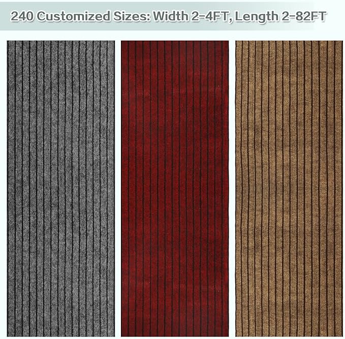 Custom Size Runner Rug 3 ft x 13 ft, 2-82ft Carpet Runners Hallway Entryway - Image 8
