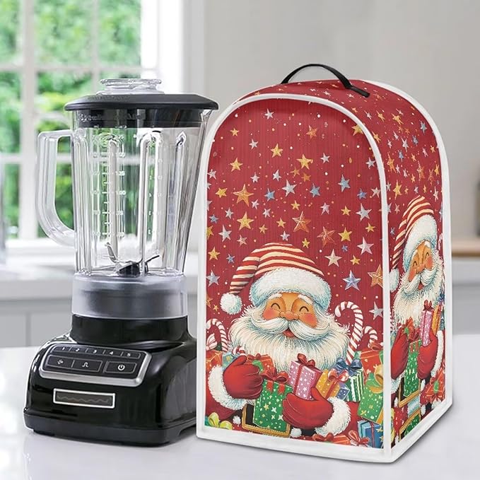 Christmas Blender Covers for Kitchen Countertop Decor, Santa Claus Blender - Image 2