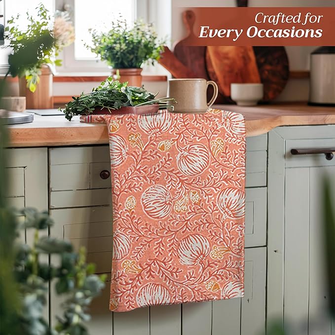 Maison d' Hermine Kitchen Towels Set of 3 100% Cotton 20" x 27.5" Reusable - Image 5