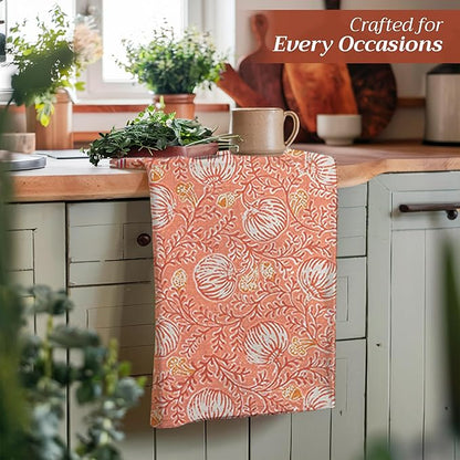 Maison d' Hermine Kitchen Towels Set of 3 100% Cotton 20" x 27.5" Reusable - Image 5