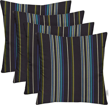 RSH DECOR: Sunbrella Square Throw Pillows Set of 4 | 17" x 17" | Water and by RSHDECOR