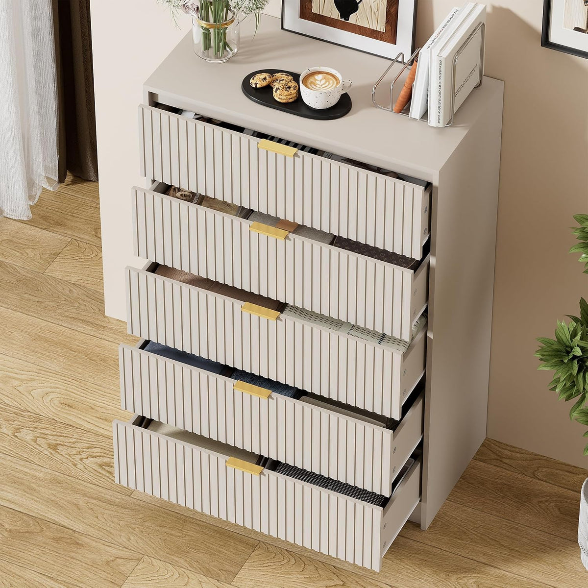 3 piece modern bedroom set, 5 drawer dresser, package contents
