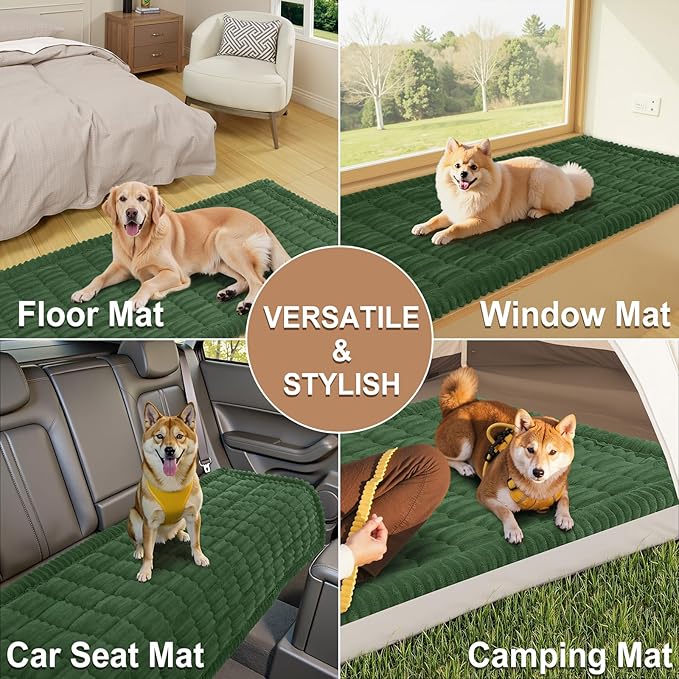 Smiry Couch Cover for Dogs Washable, Non Slip Fuzzy Pet Couch Covers for 3 - Image 4