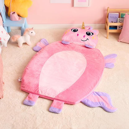 JOIEDOMI Kids Sleeping Bag 4 5 6 Year Old Girl Gifts Toddler Nap Mat - Image 2