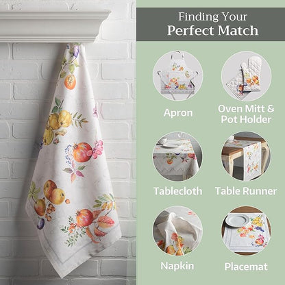 Maison d' Hermine Kitchen Towels Set of 3 100% Cotton 20" x 27.5" Reusable - Image 5