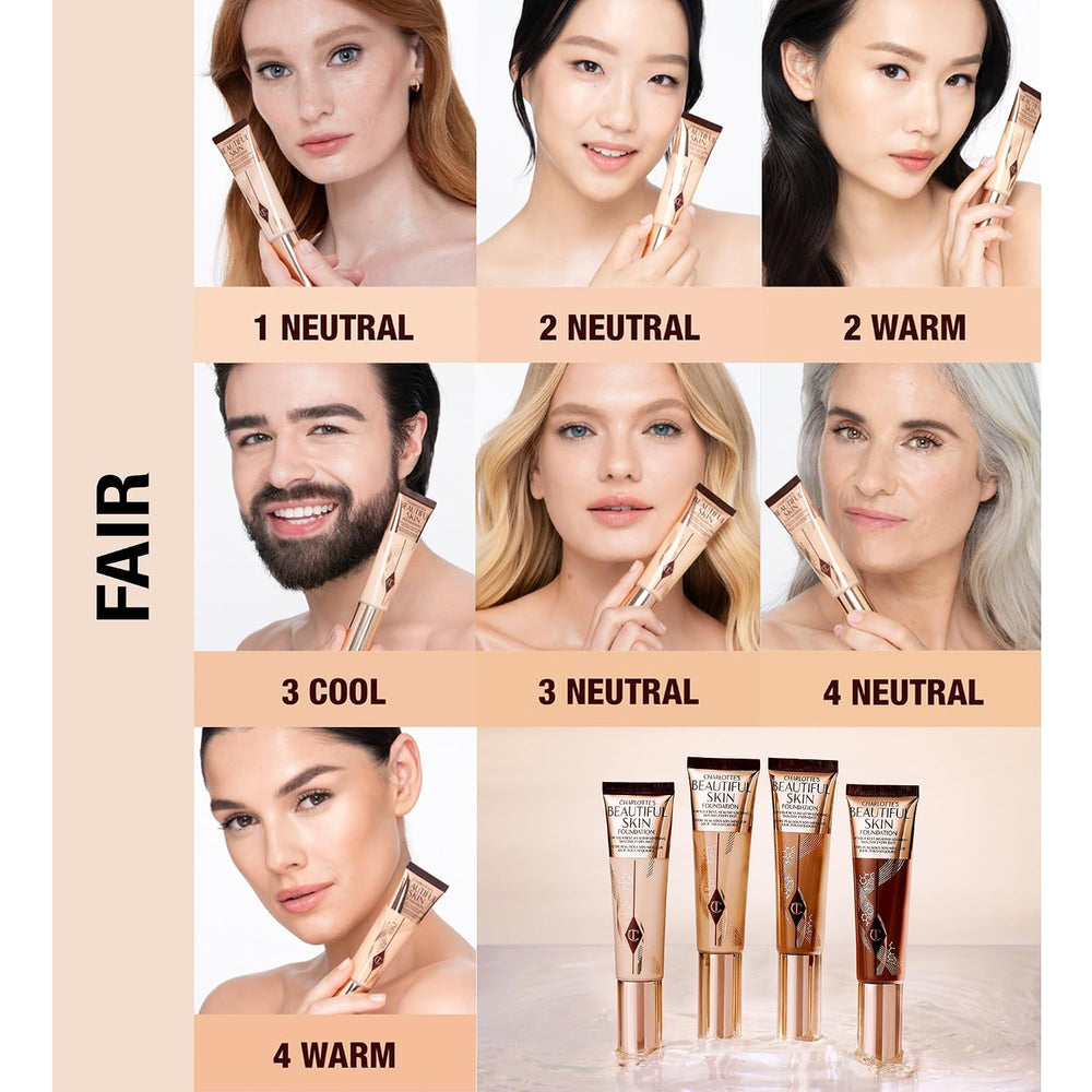 Charlotte Tilbury Beautiful Skin Medium Coverage Hydrating Foundation - Build...