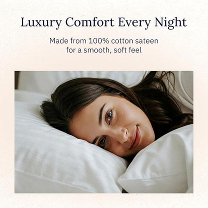 CALIFORNIA DESIGN DEN Luxuriously Soft Hotel Quality 600 Thread Count, 100% - Image 4