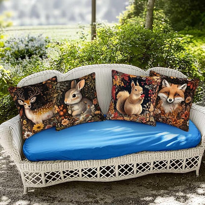 Throw Pillow Covers for Couch and Sofa | 18x18 Set of Pillowcases for Christmas - Image 4
