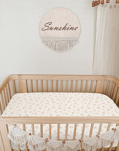 Muslin Bedside Bassinet Sheets 2 Pack, 33x20 Fitted Ultra Soft & Breathable - Image 5