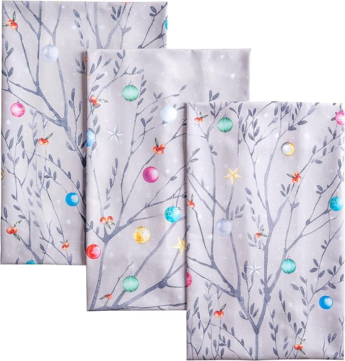 Maison d' Hermine Kitchen Towels Set of 3 100% Cotton 20" x 27.5" Reusable by MaisondHermine