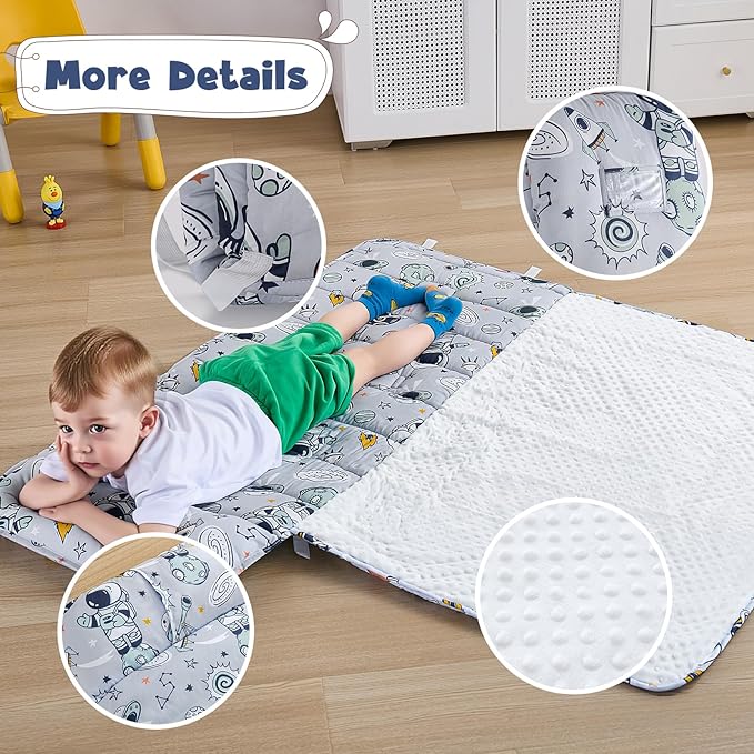 DJY Toddler Nap Mat, Kid Slumber Bag - Image 4