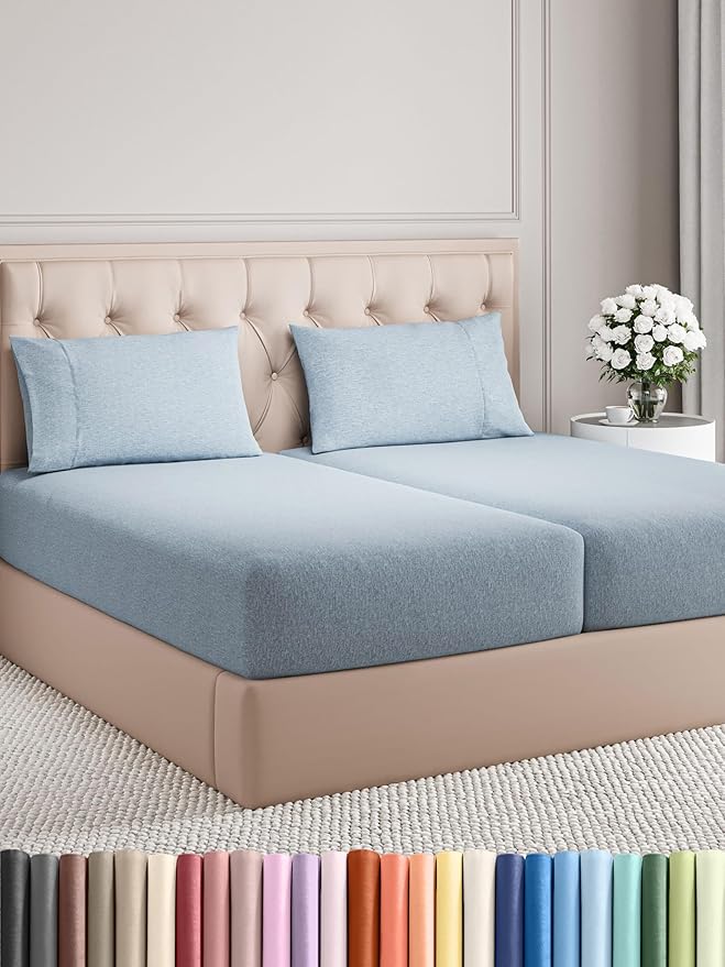Split King Size 5 Piece Sheet Set by CGKUnlimited
