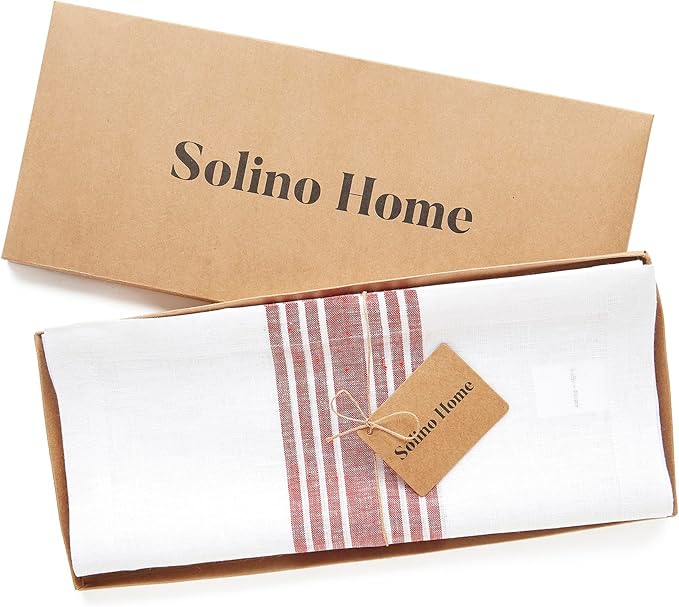 Solino Home Stripe Linen Table Runner 36 Inches - Image 6