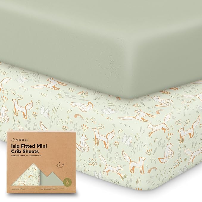 Pack and Play Sheets Fitted by KeaBabies