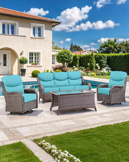 Luxury 22x24/22x25 6-Inch Smile Outdoor Sofa Cushions Set of 3 - Image 6