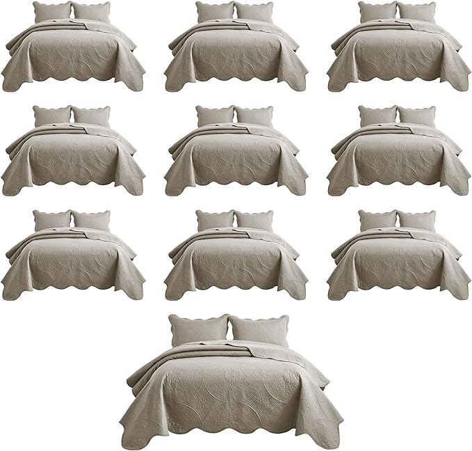 IR Imperial Rooms 10 Pack Twin Quilt Bedding Set by IRImperialRooms