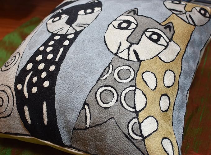 Picasso Cat Pillow Cover - Image 9