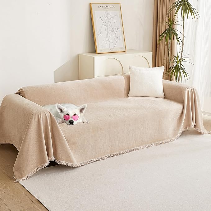 MYSKY HOME Couch Cover 3 Cushion Sofa by MYSKYHOME