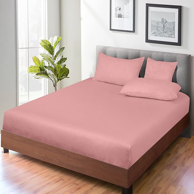 ROYALE LINENS 300 Thread Count 100% Long Staple Combed Cotton Fitted Sheet Twin - Image 7