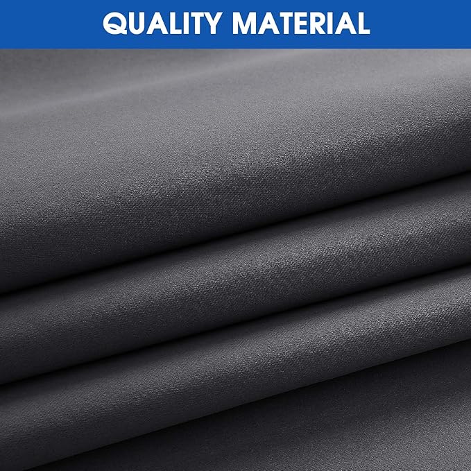 HOMEIDEAS Blackout Curtains for Bedroom 36 Inch Length 2 Panels Set Room - Image 4