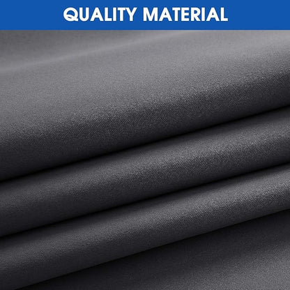 HOMEIDEAS Blackout Curtains for Bedroom 36 Inch Length 2 Panels Set Room - Image 4